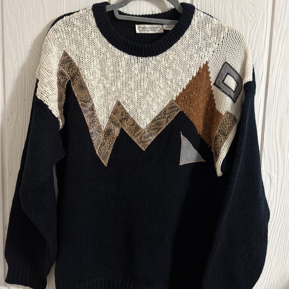 Pretense Sweaters - Pretense Black Acrylic Sweater